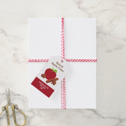 Appelkaneel Anijs Cadeaulabel (Met Touw)