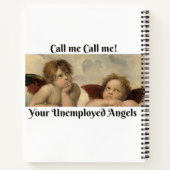 Appelle-moi Appelle-moi ! carnet en spirale blanch (Dos)