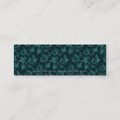 Appelle-Moi ! Cartes de profil turquoise pour la d (Dos)