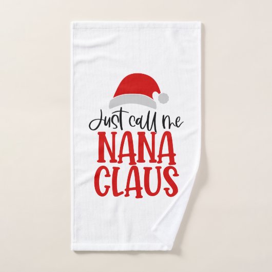 Appelle-Moi Nana Claus-56768 (Serviette à main)