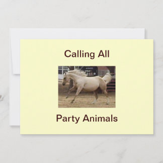Appelle Tous Les Animaux De Fête ! Invitations