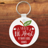 appelleraar die een groot hart nodig heeft om een  sleutelhanger (Voorkant)