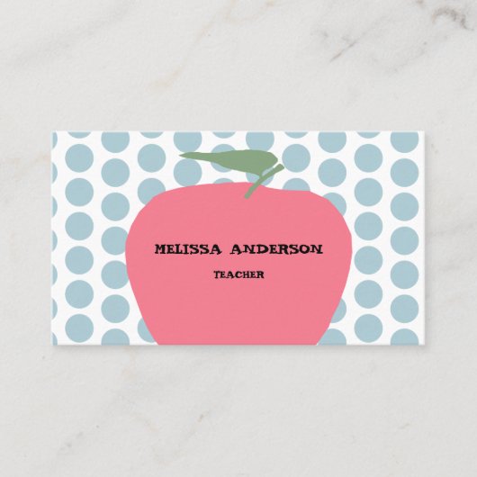 appelleraar visitekaartje (Voorkant)