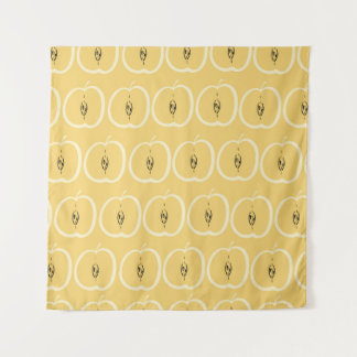  appelmotief: behangontwerp. wandkleed