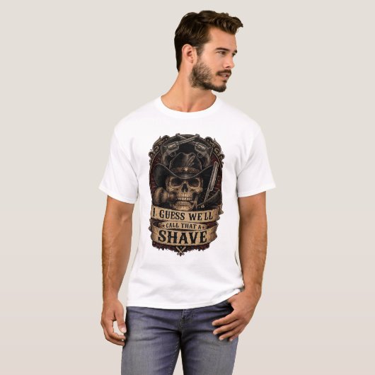Appelons-le un T-Shirt de rasage (Devant entier)