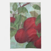 Appeloogst, rood en groen theedoek (Verticaal)