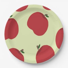 Appelpatroon papieren bordje