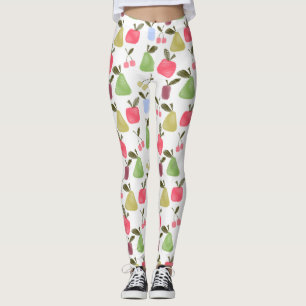 Appelperen met naadloze krasvruchten, zonder krass leggings