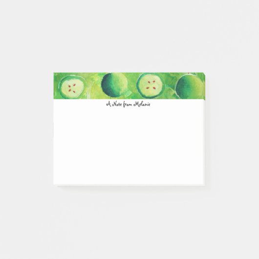 Appels Aquarel Persoonlijk Post-it® Notes (Voorkant)