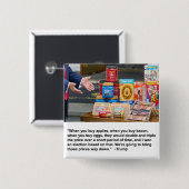 Appels, Bacon & Eggs Button (Voorkant /achterkant)