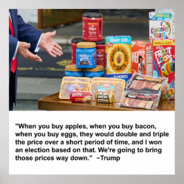 Appels, Bacon & Eggs Poster