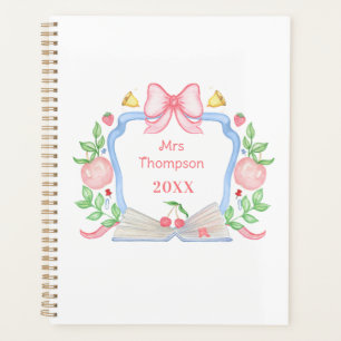 Appels en boekenschool Crest   onderwijzer Planner