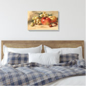 Appels en druiven Stretched Canvas Print (Insitu (Slaapkamer))