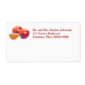 Appels en Honey Mailing Label (Voorkant)
