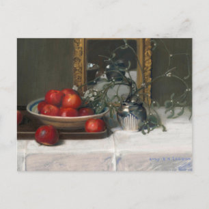 Appels en maretak Lucie R. A. Laridon Briefkaart