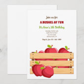 Appels in een krat kaart (Voorkant / Achterkant)