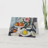 Appels in een witte fruitschaal | George Leslie Hu Kaart (Voorkant)