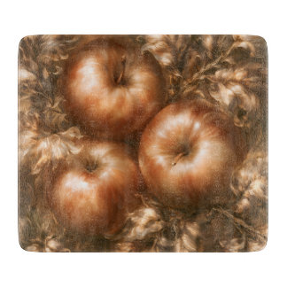 Appels oogsten snijplank