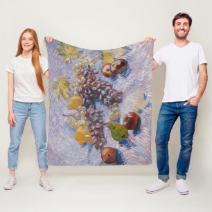 Appels, peren, citroenen en druiven    kunstwerk fleece deken