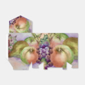 Appels, peren en druiven bedankdoosjes (Uitgevouwen)