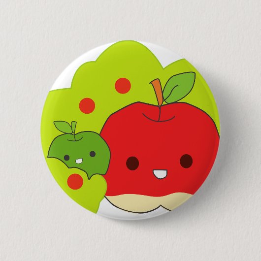 appels ronde button 5,7 cm (Voorkant)