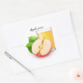 Appelsap Ronde Sticker (Envelop)