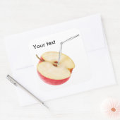 Appelsap Vierkante Sticker (Envelop)