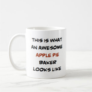appeltaart bakker, geweldige koffiemok