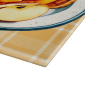 Appeltaart met ijsrecept snijplank (Hoek)