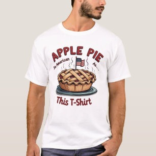 Appeltaart: zo Amerikaans als... Dit T-shirt