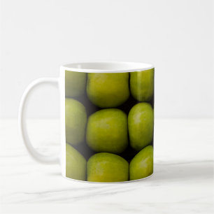 Appelvruchten levensmiddelengroene appels koffiemok