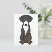 Appenzeller Sennenhund Briefkaart (Staand voorkant)