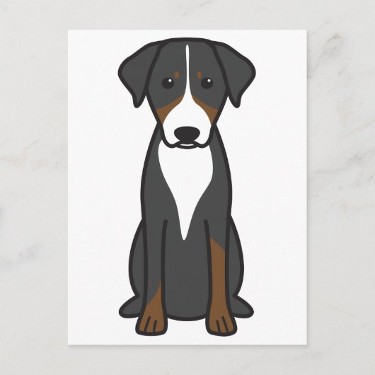 Appenzeller Sennenhund Briefkaart (Voorkant)