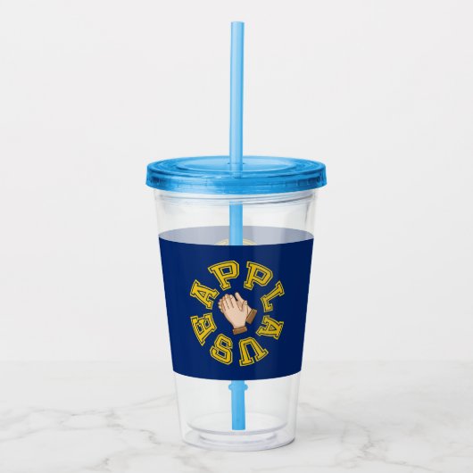 Applaus Acryl Drinkbeker (Voorkant)