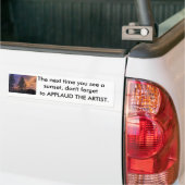 Applaus Bumpersticker (Op Truck)