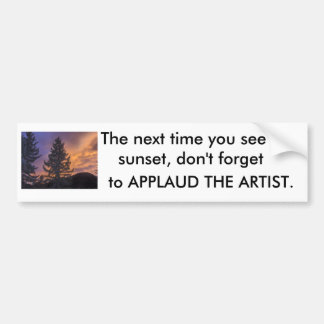 Applaus Bumpersticker
