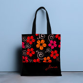 Applaus Flower Gepersonaliseerde Canvas tas
