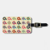 Applaus in Retrostijl Bagagelabel (Voorkant horizontaal)