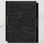 Applaus | Ontvanger divider | zwarte Floral (Voorkant / Achterkant)