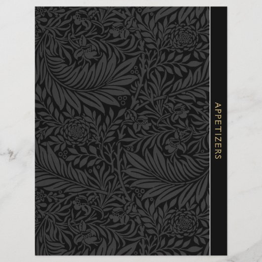 Applaus | Ontvanger divider | zwarte Floral (Voorkant)