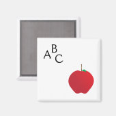Apple, A, B, C magneet (Voorkant / Achterkant)