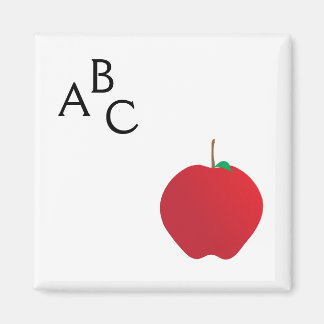 Apple, A, B, C magneet