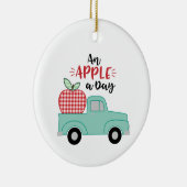 Apple A Day Keramisch Ornament (Rechts)
