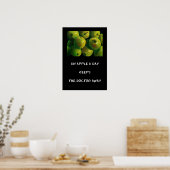 APPLE A DAY POSTER (ART) (Cuisine)