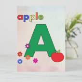Apple A Letter A (Staand voorkant)