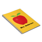 Apple a personnalisé avec le carnet de nom de (Côté Droit)