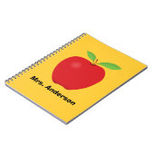 Apple a personnalisé avec le carnet de nom de (Côté gauche)