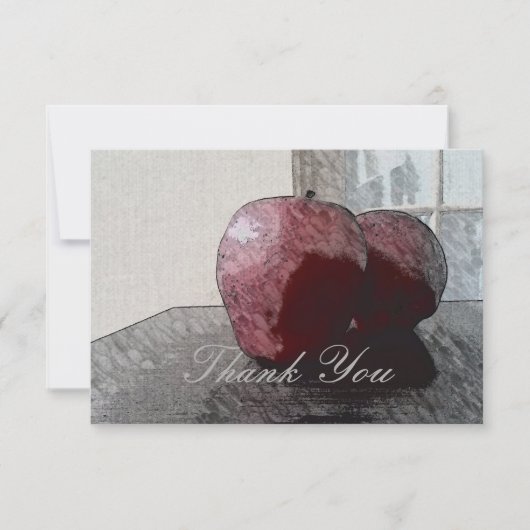 Apple Art Bedankkaart (Voorkant)