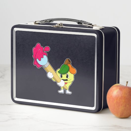 Apple as Painter with Paint (In situ)