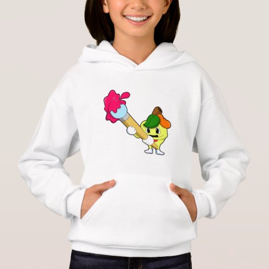 Apple as Painter with Paint (Voorkant)